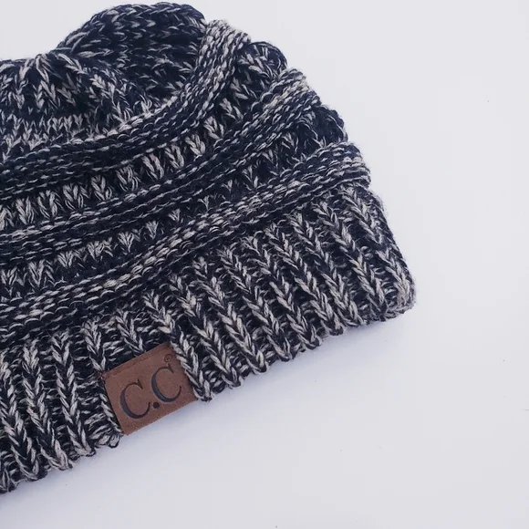 C.C Knit Heathered Beanie Hat - Picture 3 of 6